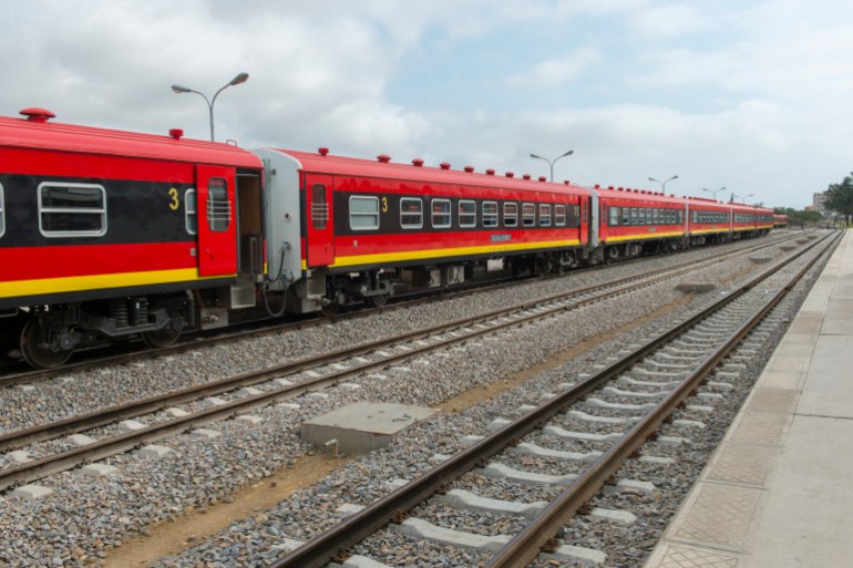 ANGOLA - 2013/04/12: Train between Lobito and Benguela in Angola. (Photo by Wolfgang Kaehler/LightRocket via Getty Images)