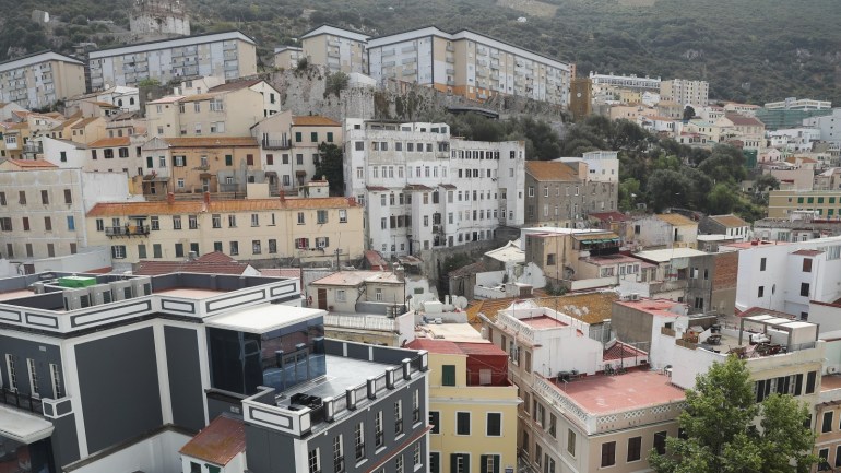 GIBRALTAR - JUNE 23: Buildings in the historic city center stand on June 23, 2016 in Gibraltar. Gibraltar is a British dependent territory that profits from tourism, finance and its shipyard. (Photo by Sean Gallup/Getty Images)