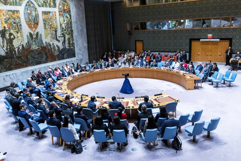 Mohammad Mustafa, Palestinian Prime Minister speaks during a Security Council meeting on the sidelines of the 79th United Nations General Assembly at U.N. headquarters in New York, U.S., September 27, 2024. REUTERS/Eduardo Munoz